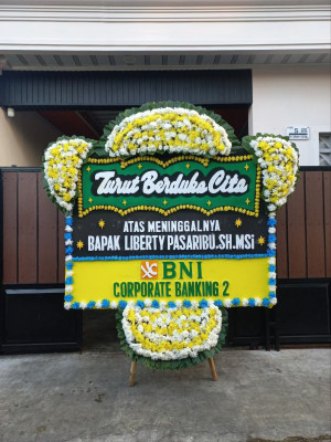 Papan Bunga Duka di Jaya
