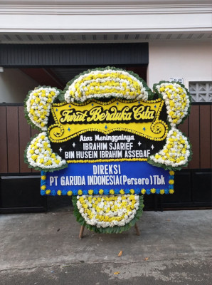 Papan Bunga Duka di Jaya