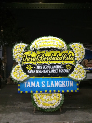 Papan Bunga Duka di Jaya