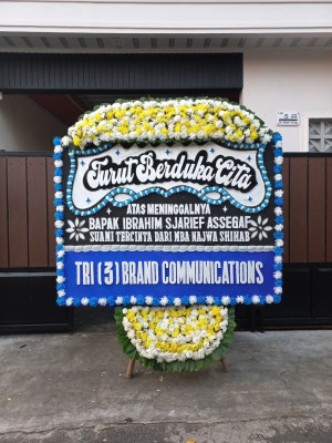 Papan Bunga Duka di Jaya